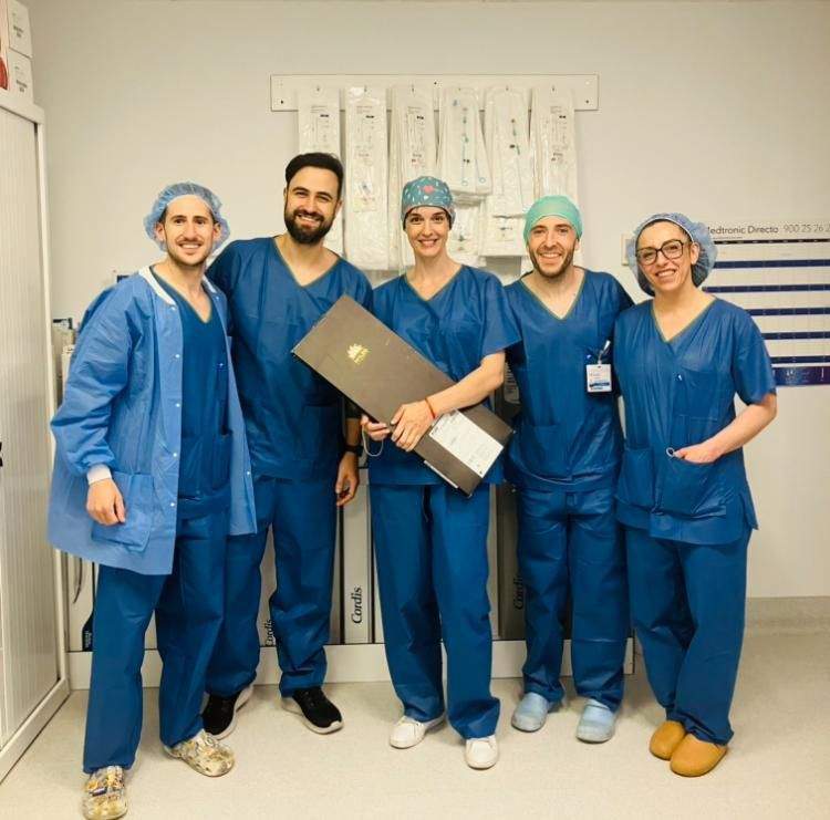 L'Hospital públic Universitari Infanta Elena realitza amb èxit el seu primer cas amb un stent biliar extraïble
