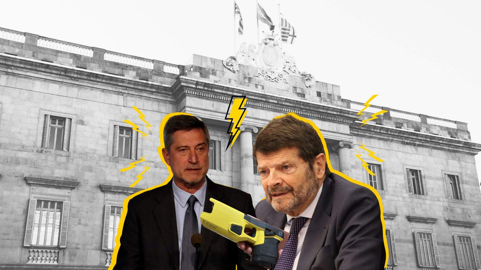 Descàrregues elèctriques d’alta tensió entre PSC i JuntsXBCN pel reglament de les Taser