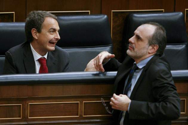 Joan Ridao amb José Luis Rodríguez Zapatero Efe Joan Ridao amb José Luis Rodríguez Zapatero Efe