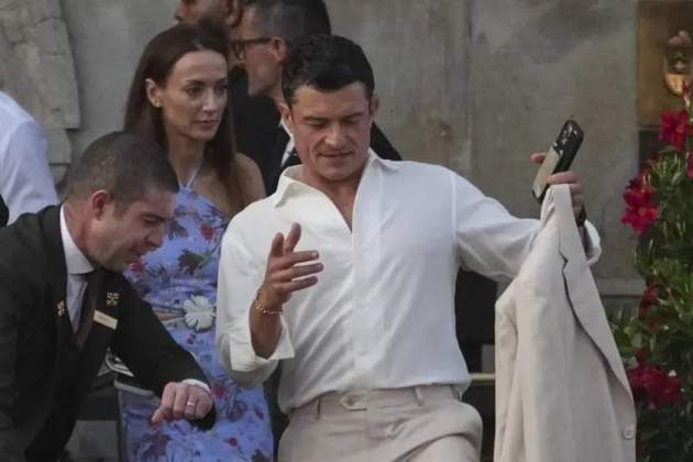 Orlando Bloom en el precasament de Jeff Bezos Orlando Bloom en el precasament de Jeff Bezos