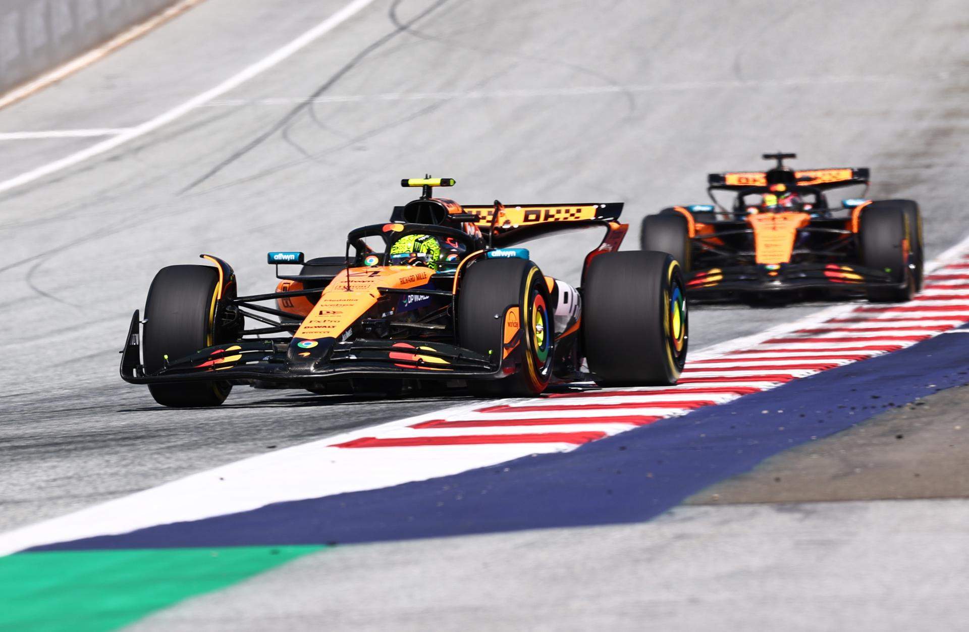 Norris consigue contener a Piastri en Austria y Fernando Alonso, 7.º, suma otro valioso botín
