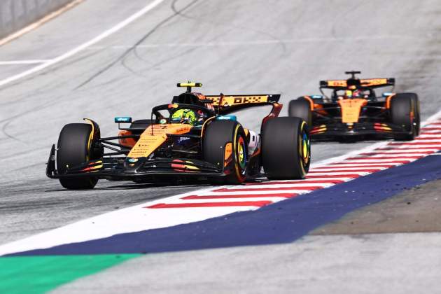Lando Norris Oscar Piastri Austria