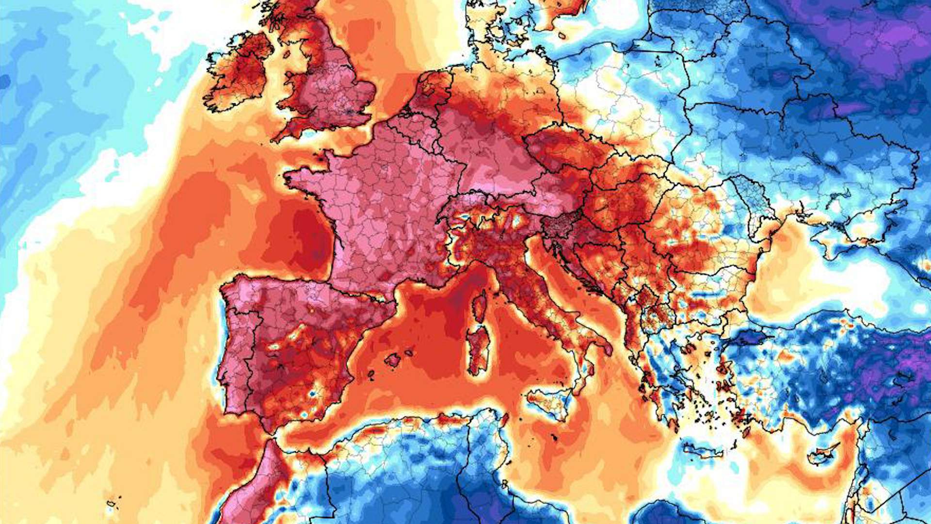 Clímax de l'onada de calor: Catalunya és un forn amb temperatures infernals i tempestes
