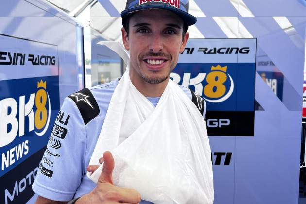 Alex Marquez fractura metacarpiano Assen / Foto: Gresini Racing