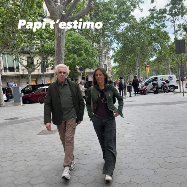 Anna Callís amb el seu pare Instagram Anna Callís amb el seu pare Instagram
