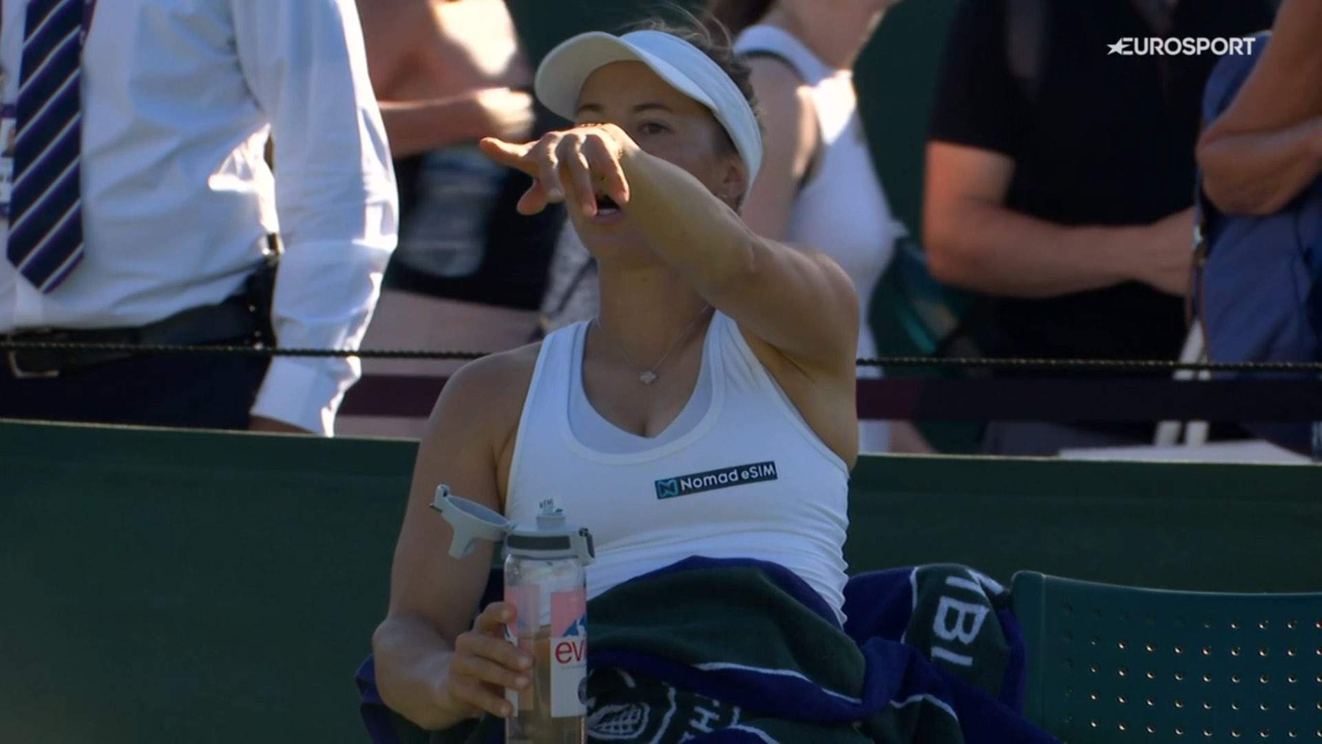 Una tenista desata el pánico en Wimbledon: "¡Echadlo, quizás tiene un cuchillo!"