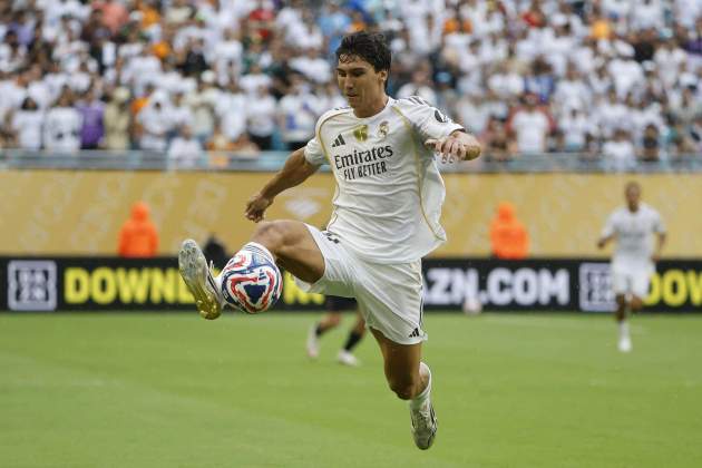 Gonzalo, disputando un partido con el Real Madrid del Mundial de Clubs / Foto: EFE