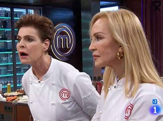 Carmen Lomana, desmaiant se a 'Masterchef' TVE 2