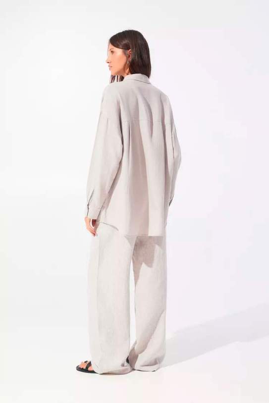 Camisa rústica oversize
