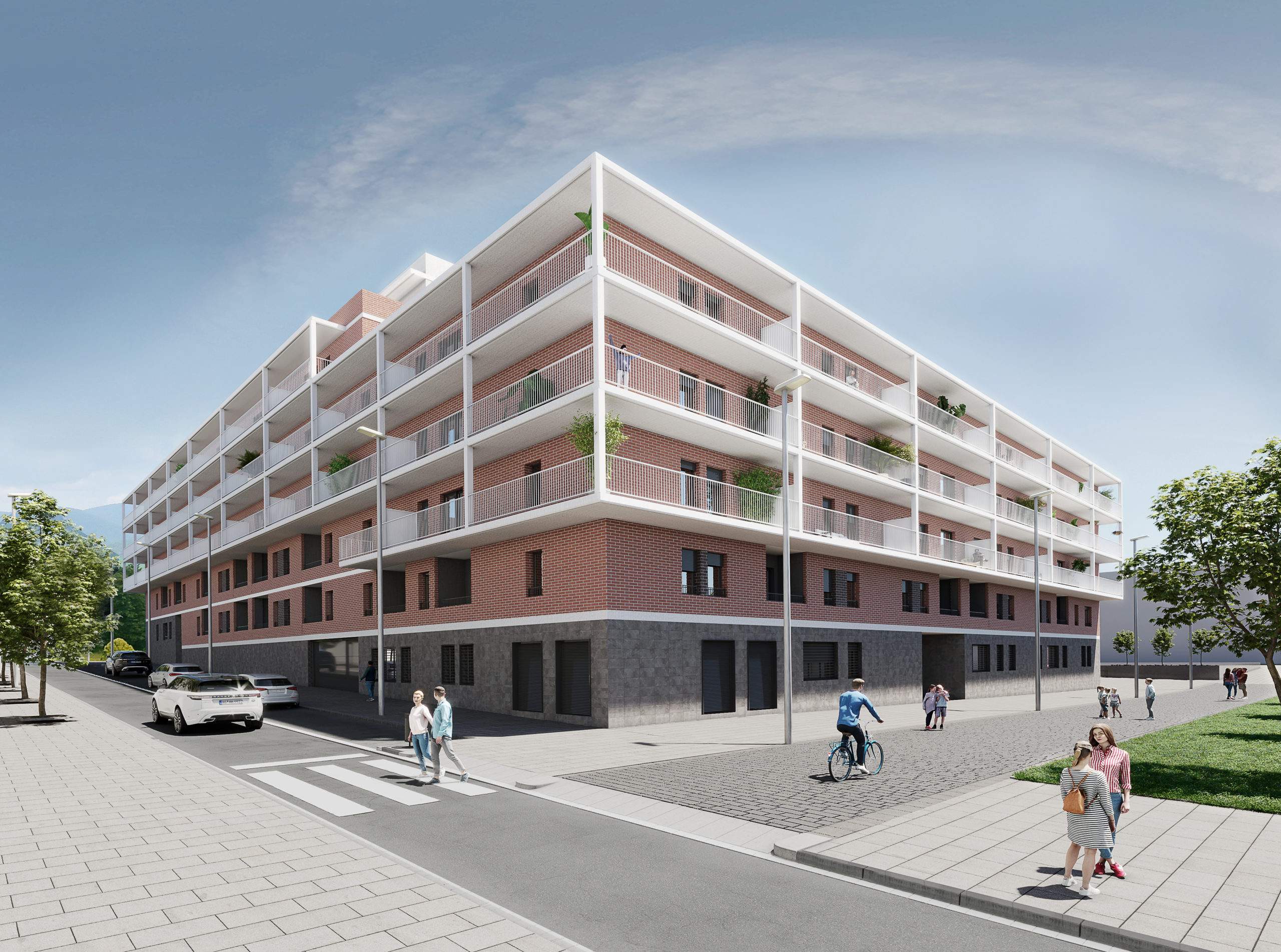 Projecte de 130 pisos d'habitatge social a Martorell, en una promoció de la Fundació Salas (Cohabitac)