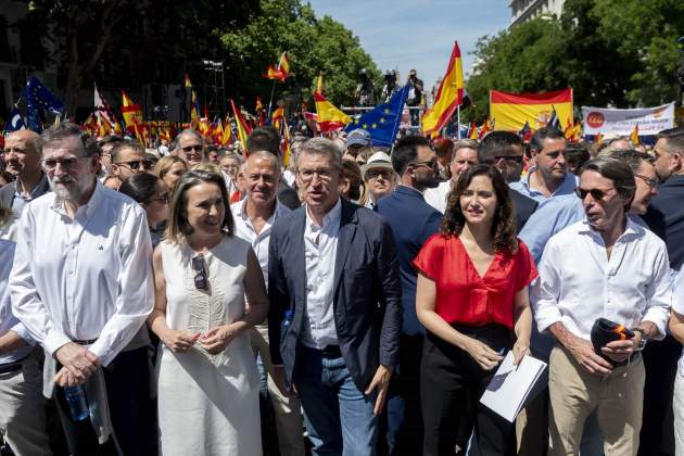 Rajoy, Gamarra, Feijóo, Ayuso i Aznar Europa Press Rajoy, Gamarra, Feijóo, Ayuso i Aznar Europa Press