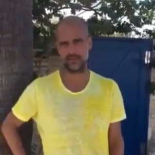 Pep Guardiola groc Captura pantalla Pep Guardiola groc Captura pantalla