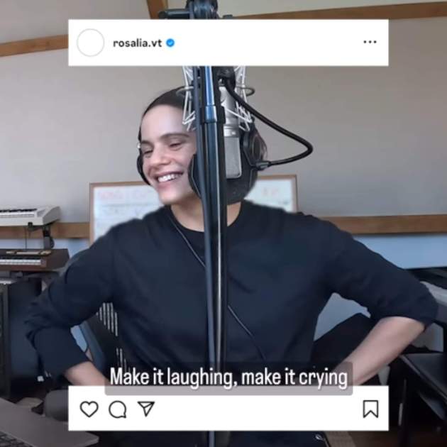 Rosalía col·laboració amb Instagram (1)