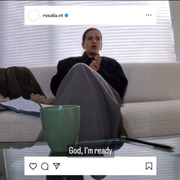 Rosalía col·laboració amb Instagram