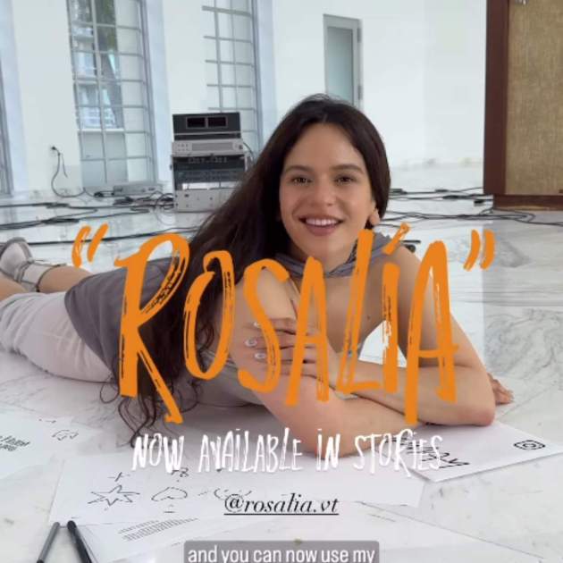 Imatges Rosalía col·laboració per Instagram