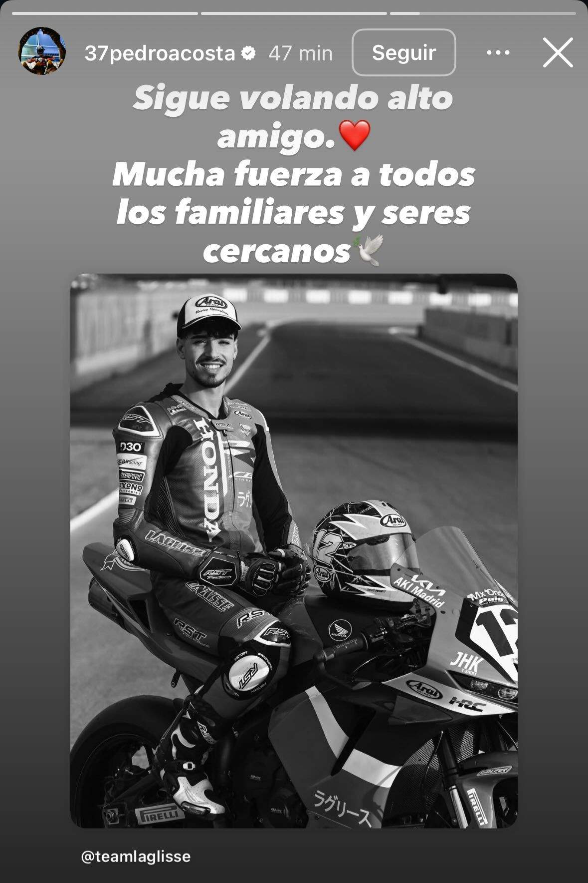 Storie Borja Gómez Acosta / Foto: @37PedroAcosta