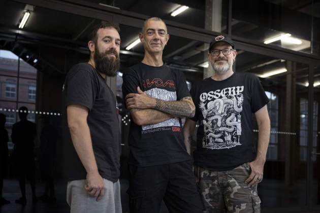 20250703 LLIBRE HEAVY METAL CATALA EDUARD CREMADES, DANI FARRUS, DANI MORELL / Foto: Montse Giralt 20250703 LLIBRE HEAVY METAL CATALA EDUARD CREMADES, DANI FARRUS, DANI MORELL / Foto: Montse Giralt