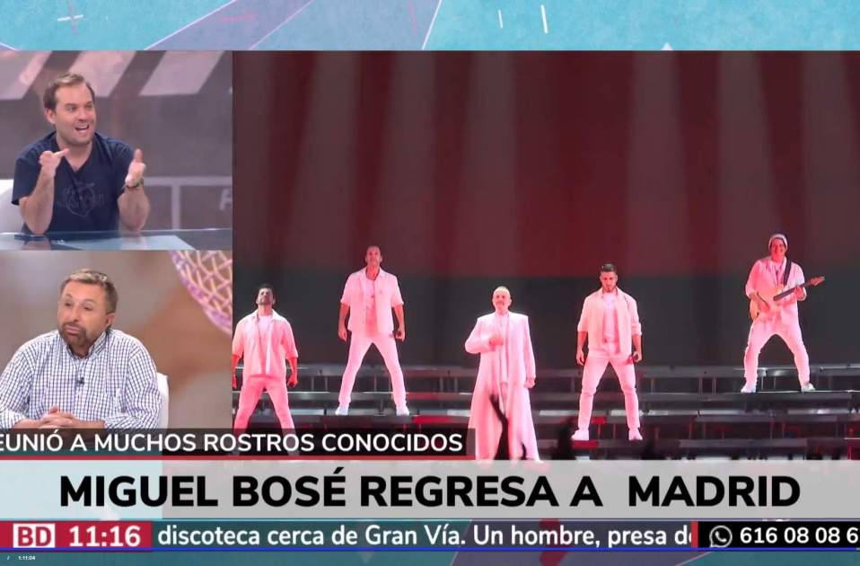 Saúl i Parada esbudellen Bosé, Telemadrid Saúl i Parada esbudellen Bosé, Telemadrid