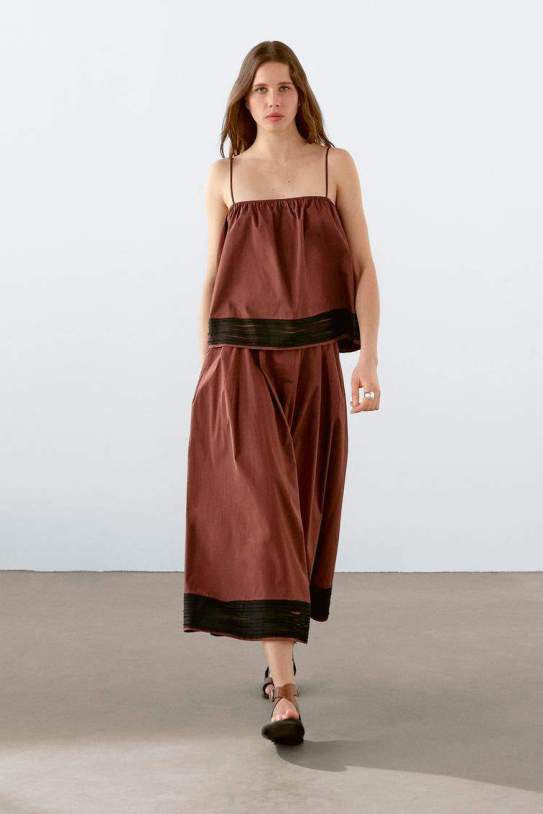 Faldilla|Falda midi vol detall cintas1 Faldilla|Falda midi vol detall cintas1