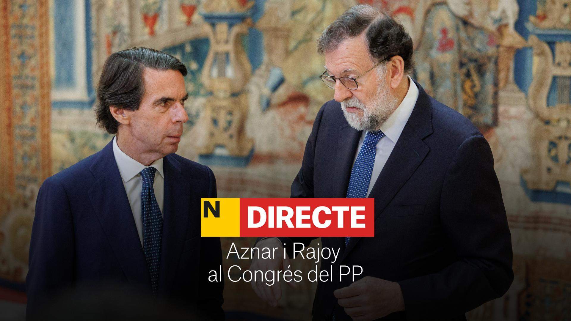 Congrés del PP, DIRECTE | Discursos d'obertura d'Aznar i Rajoy