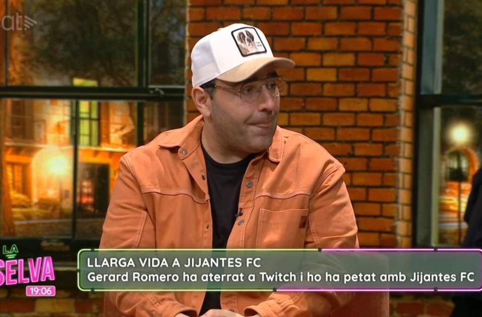Gerard Romero amb altres gorres, TV3 Gerard Romero amb altres gorres, TV3