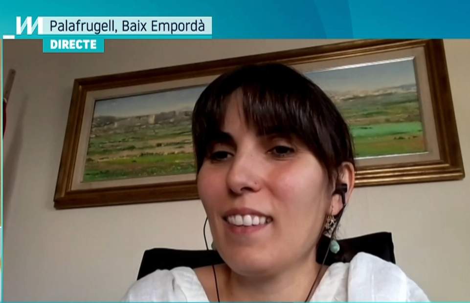 Laura Millán alcaldesa de Calella de Palafrugell, TV3 Laura Millán alcaldesa de Calella de Palafrugell, TV3