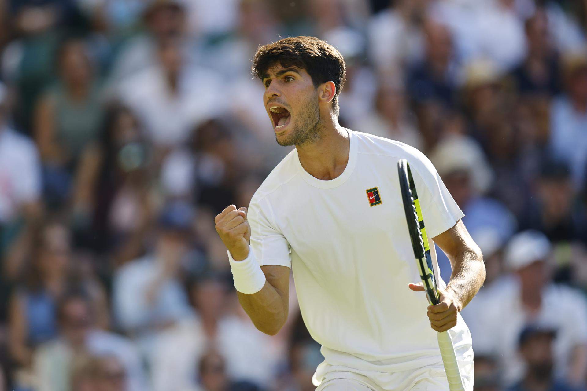 Carlos Alcaraz derriba a un combativo Struff y ya está en los octavos de final de Wimbledon