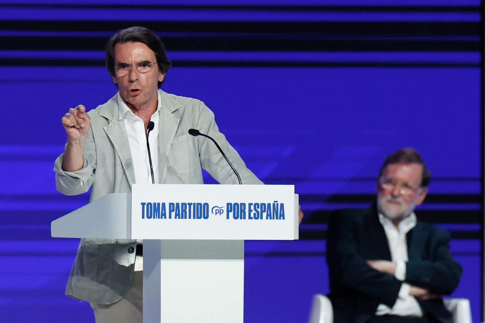 Aznar desencadenado: "Tengo que decir que me he quedado a gusto"