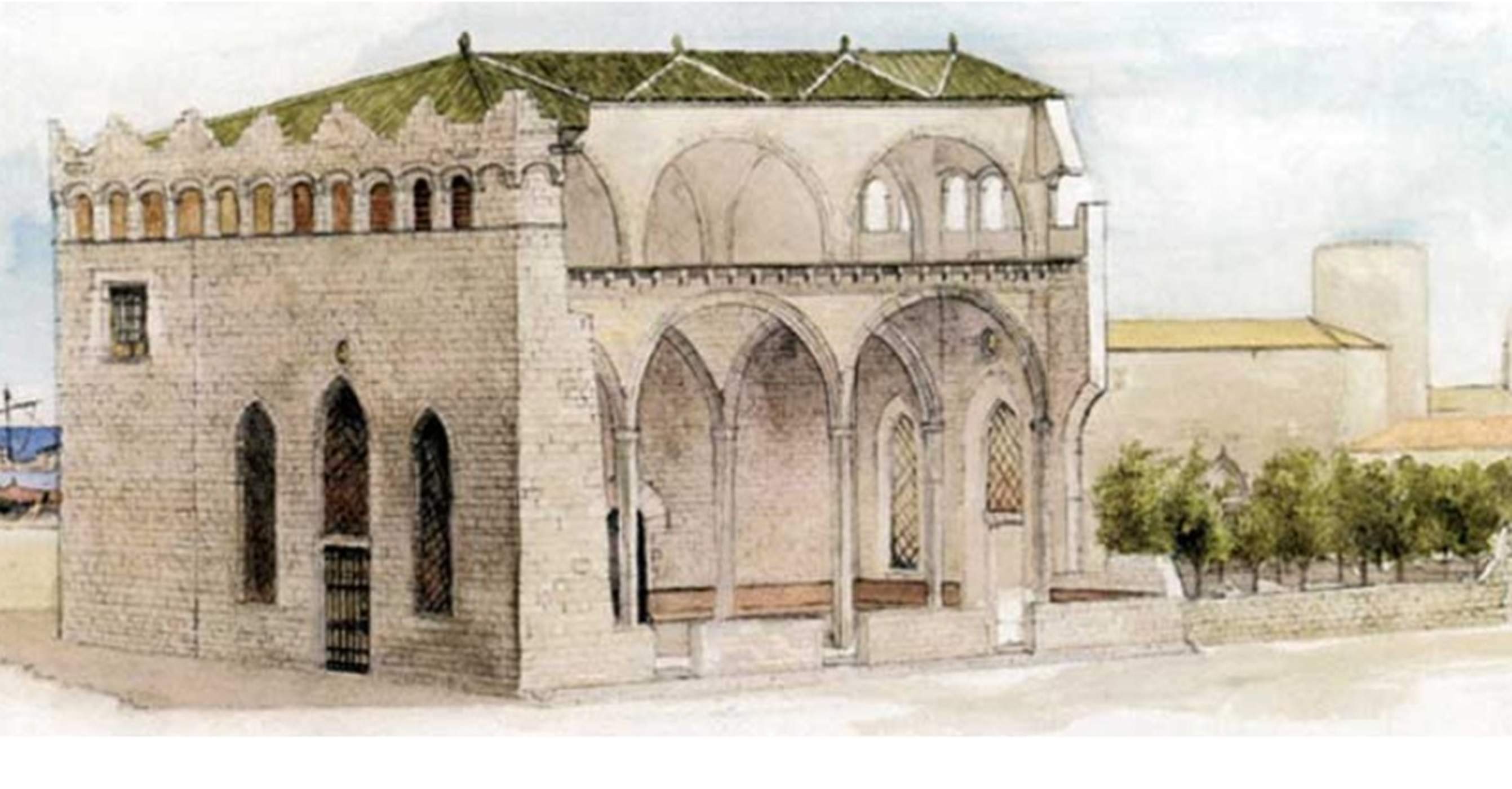 Culminen les obres de construcció de la Llotja de Barcelona