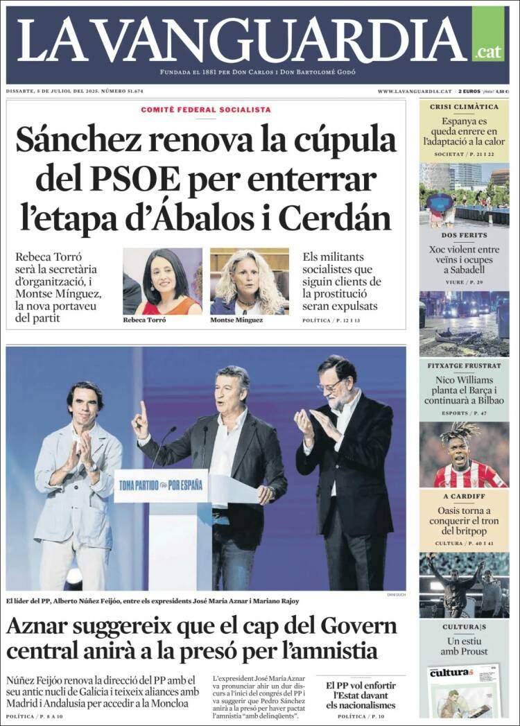 'La Vanguardia' 5 'La Vanguardia' 5