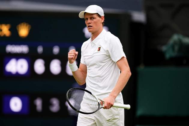 Sinner celebra la victòria a Wimbledon / Foto: Europa Press Sinner celebra la victòria a Wimbledon / Foto: Europa Press