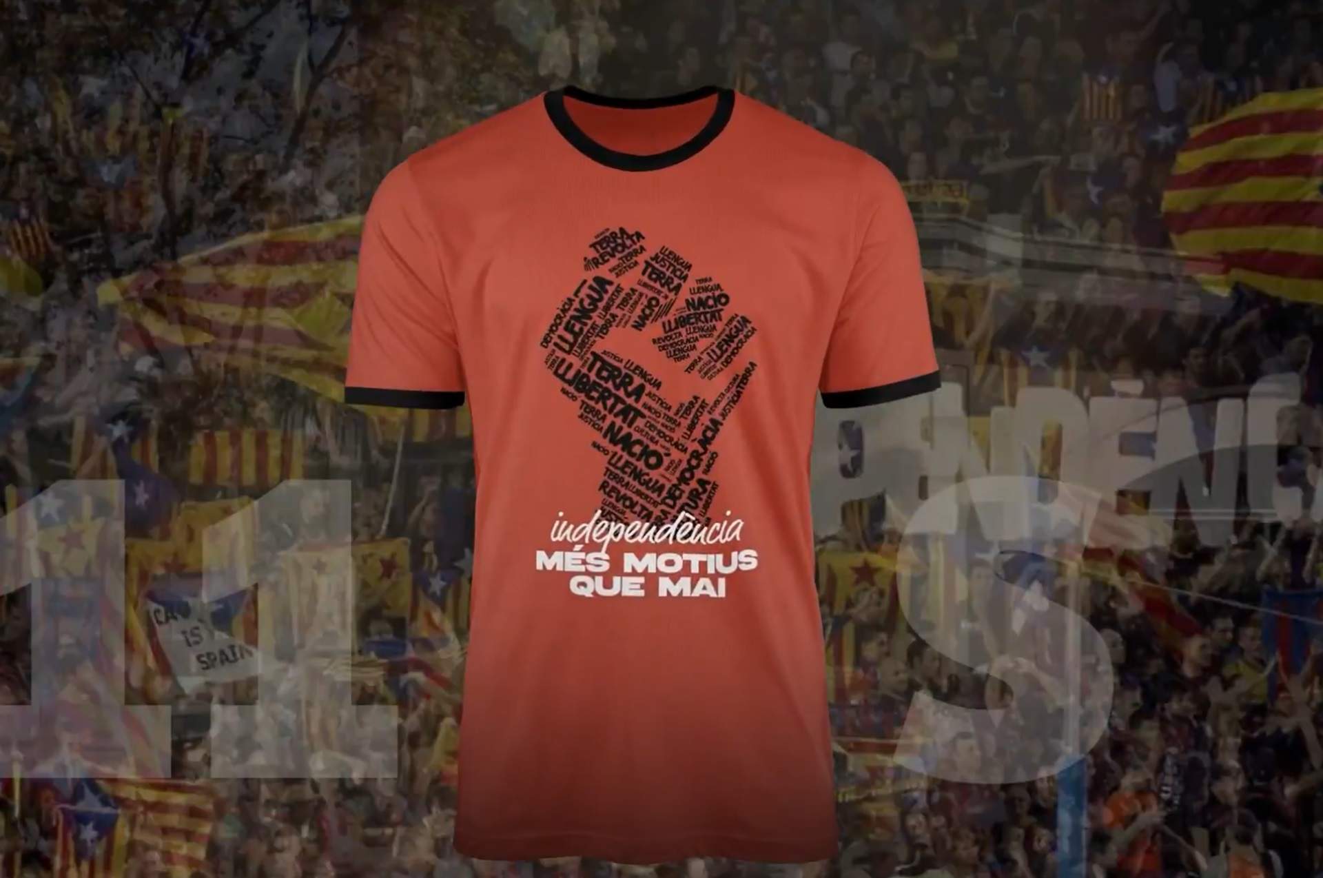 Així és la samarreta de la Diada 2025 de l'ANC: "Independència: més motius que mai"