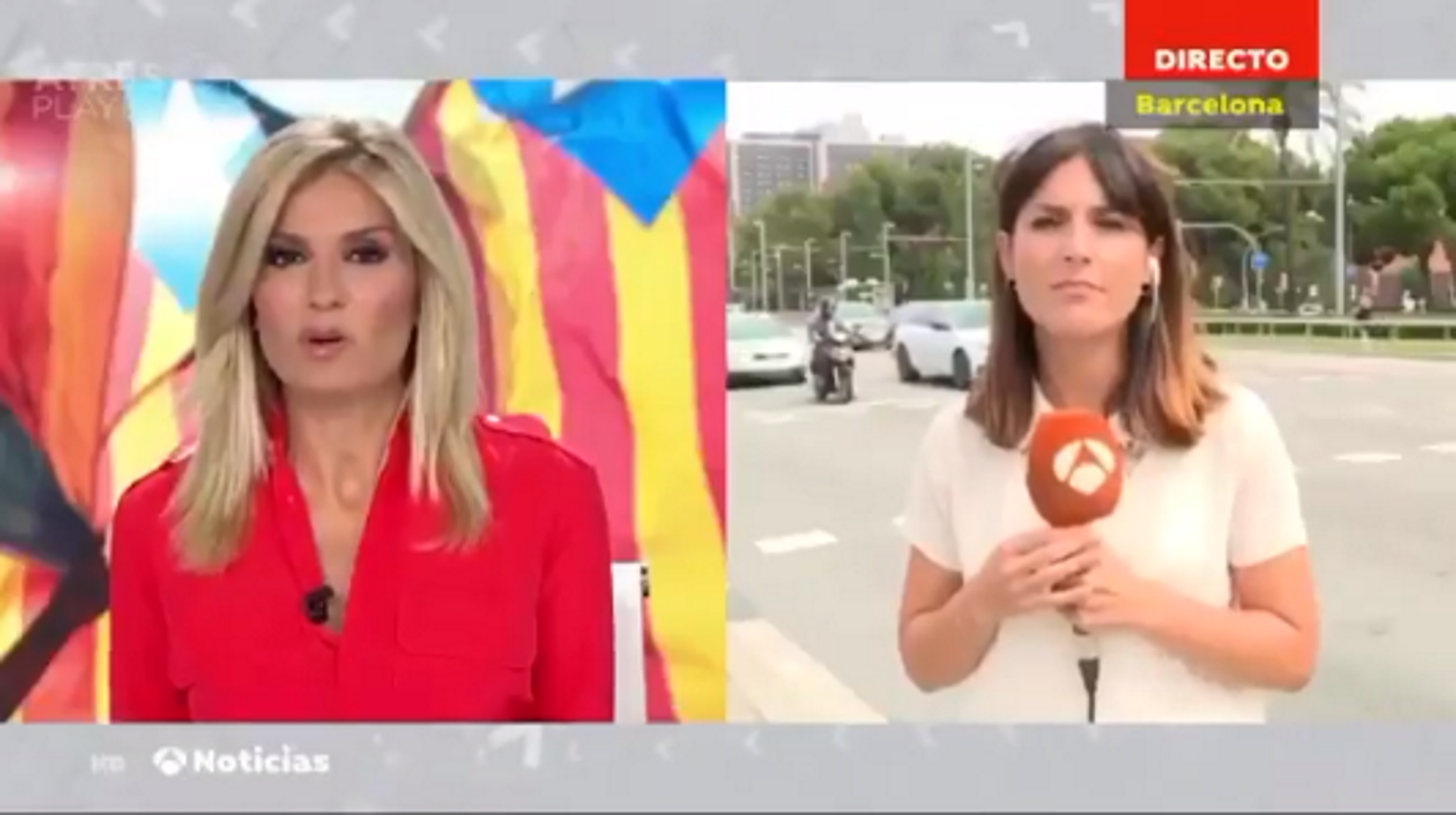 El demagógico vídeo de Antena 3 con los inmigrantes en la Diada