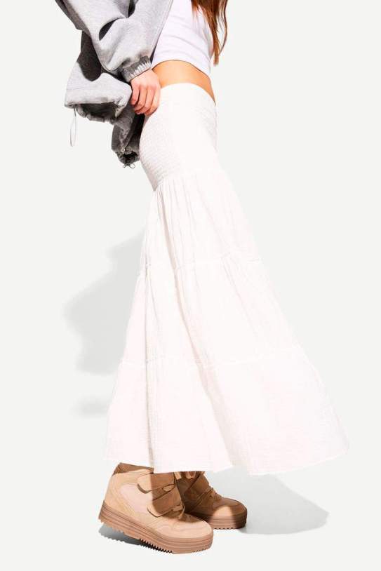 Faldilla|Falda midi
