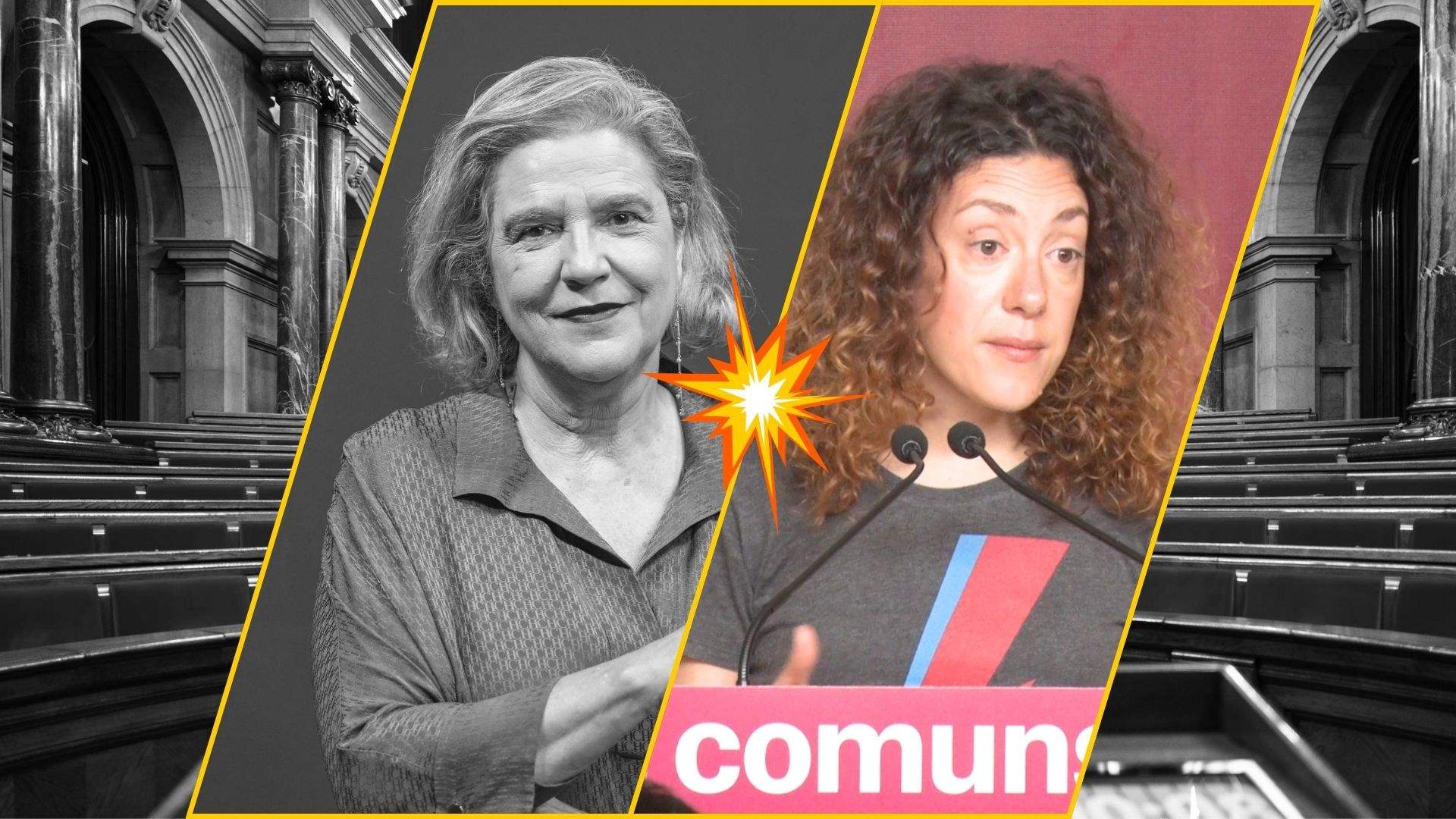 La réplica de Rahola a los Comuns: "Quizás ustedes se mueven por el país España. No den lecciones"