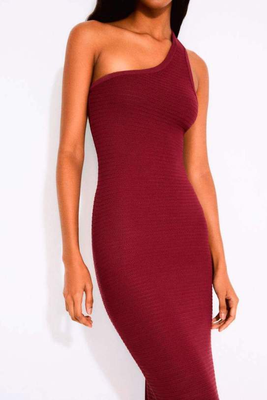 Vestido midi asimétrico rústico1 Vestido midi asimétrico rústico1