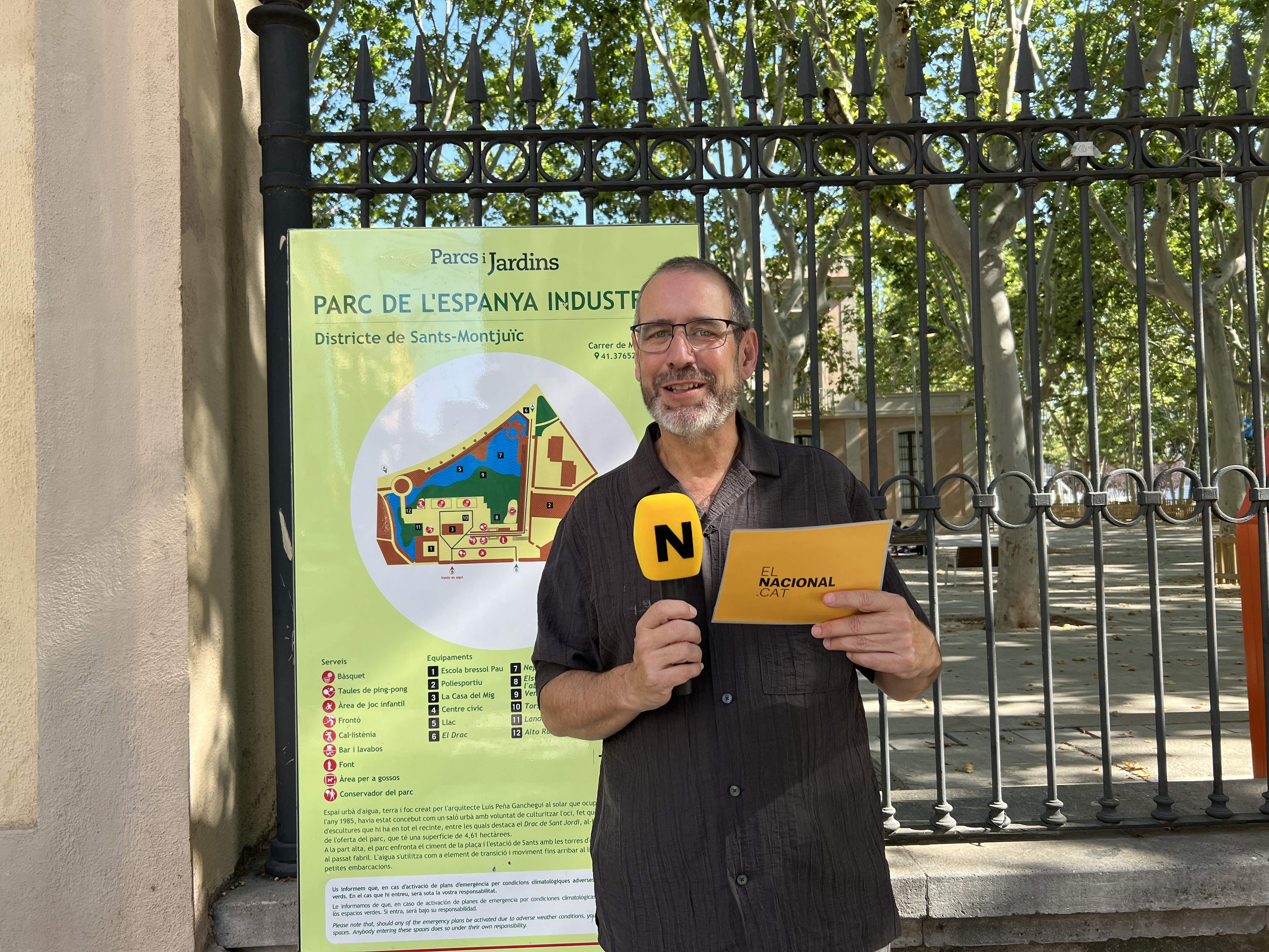 Para combatir el calor, nos vamos al parque de la Espanya Industrial