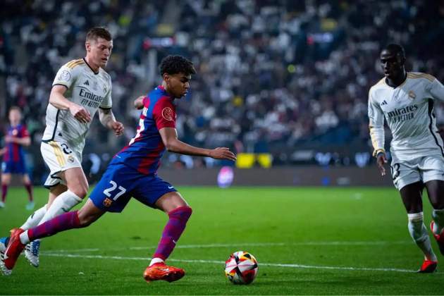 Kroos i Lamine Yamal / Foto: EFE