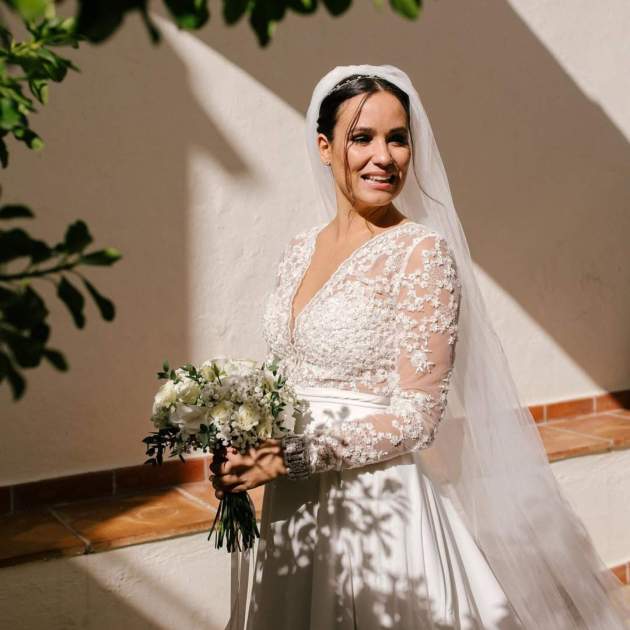 Carolina Monje vestida de blanc Instagram Carolina Monje vestida de blanc Instagram