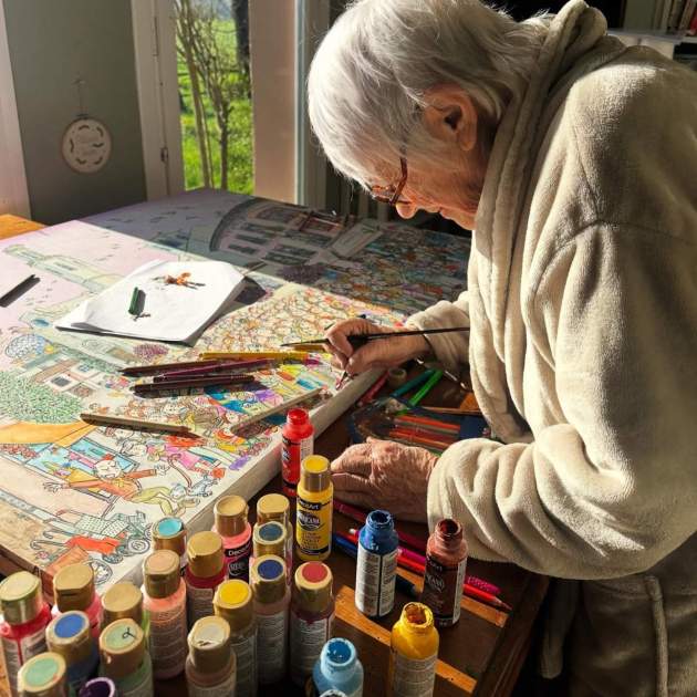 Pilarín Bayés dibuixant / Instagram Pilarín Bayés dibuixant / Instagram
