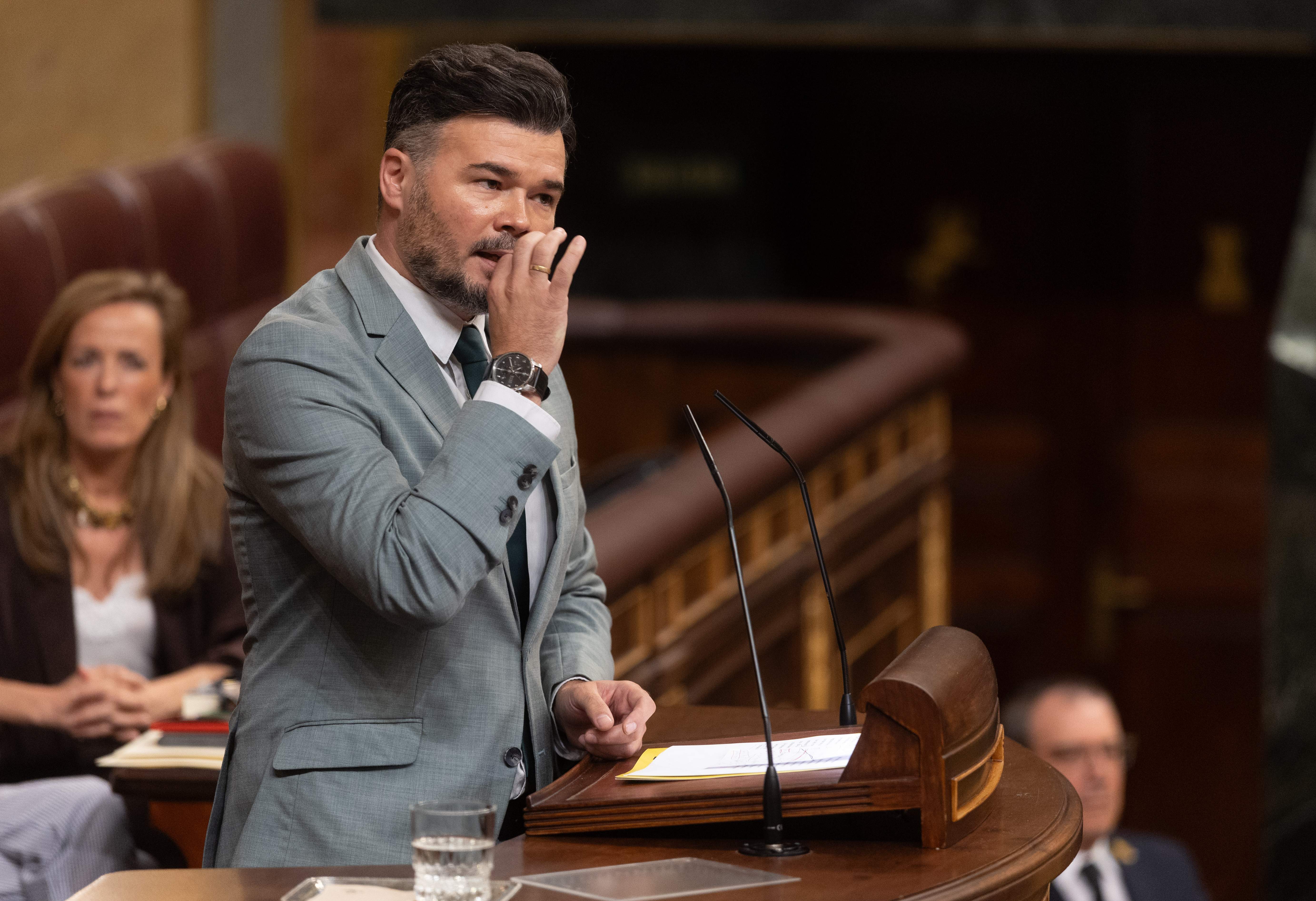 Rufián assegura que les esmenes a la totalitat de Junts són perquè volen "una mica de cas"