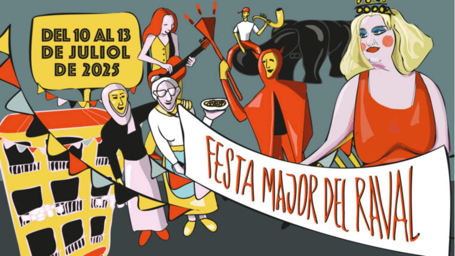Fiesta Mayor del Raval 2025: programa, conciertos y todas las actividades