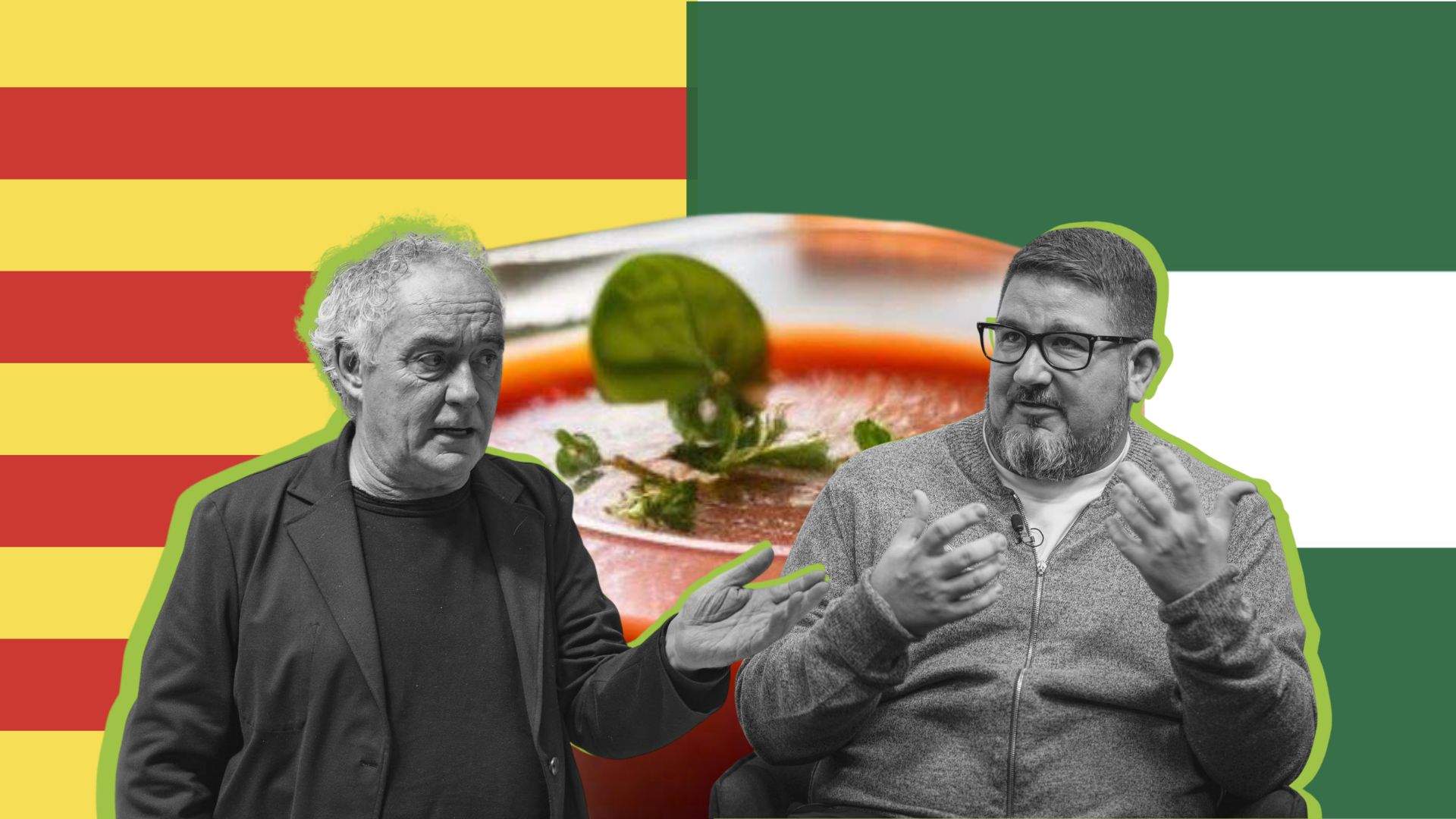 Muntatge gaspatxo cuina catalana andalusa