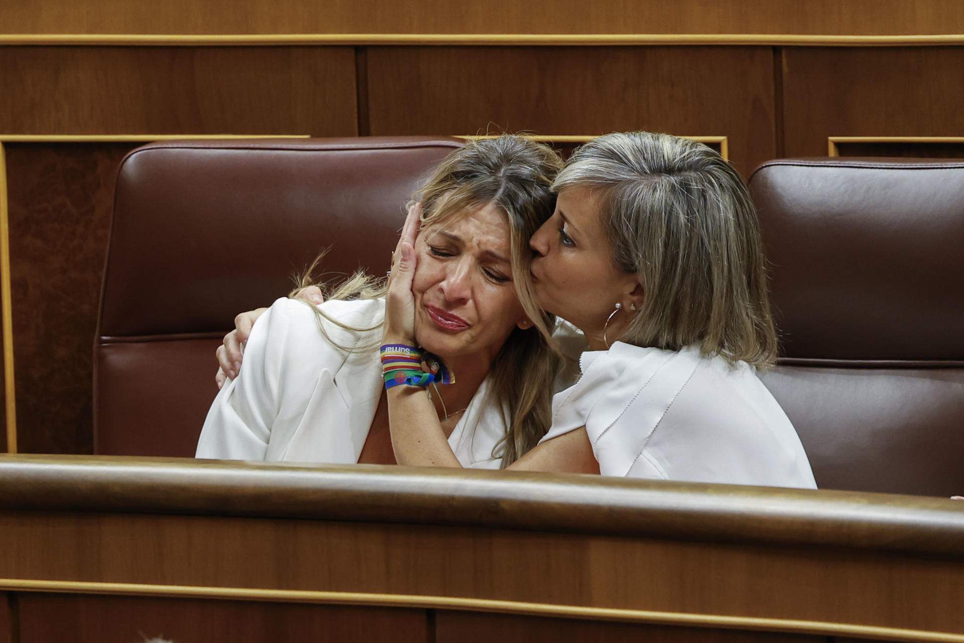 yolanda díaz congrés llàgrimes / Efe