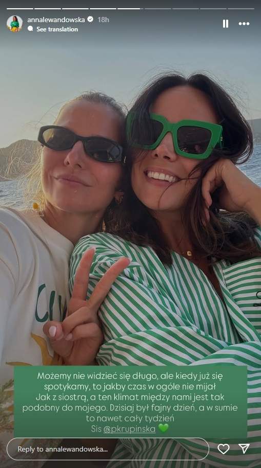 Anna Lewandowska con la amiga presentadora / Instagram Anna Lewandowska con la amiga presentadora / Instagram