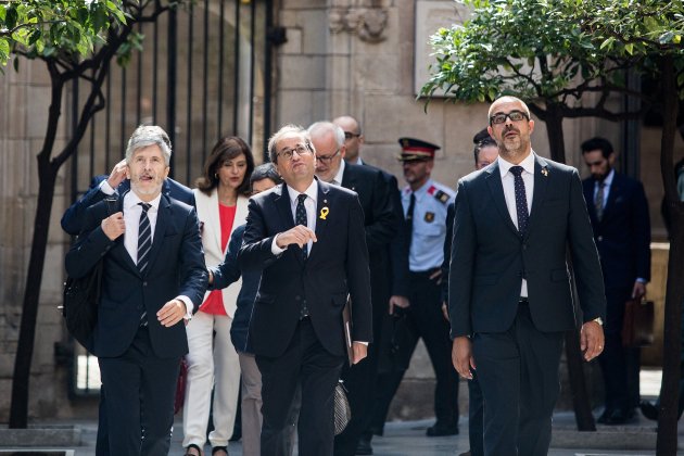junta de seguretat marlaska president quim torra buch generalitat - Carles Palacio