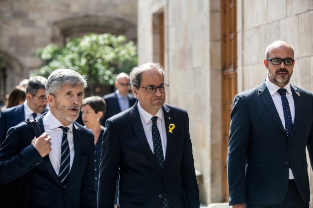 junta de seguretat marlaska president quim torra buch generalitat - Carles Palacio