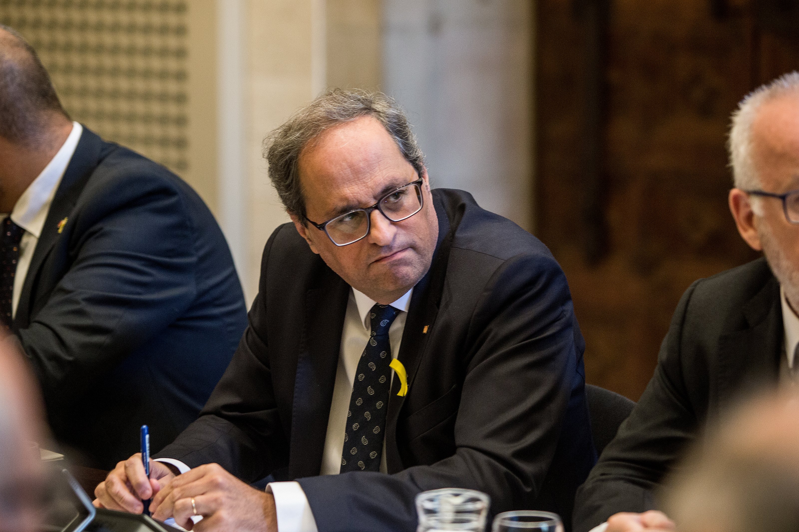 Torra qualifica d'”indecència” que Borrell culpi Puigdemont de la presó preventiva