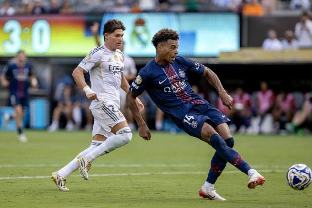 Doué gol anulado PSG Real Madrid Mundial de Clubes / Foto: EFE Doué gol anulado PSG Real Madrid Mundial de Clubes / Foto: EFE