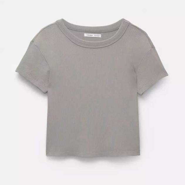 Camiseta cropped canalé1 Camiseta cropped canalé1